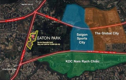 Eaton Park thừa hưởng tiện ích độc bản từ khu liên hợp thể thao Rạch Chiếc